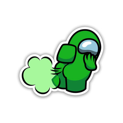 AMOGUS FLATLINED - stickyfunk premium stickers