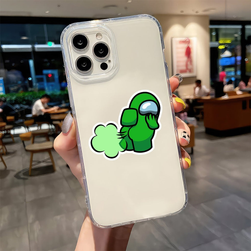 AMOGUS FLATLINED - stickyfunk premium stickers