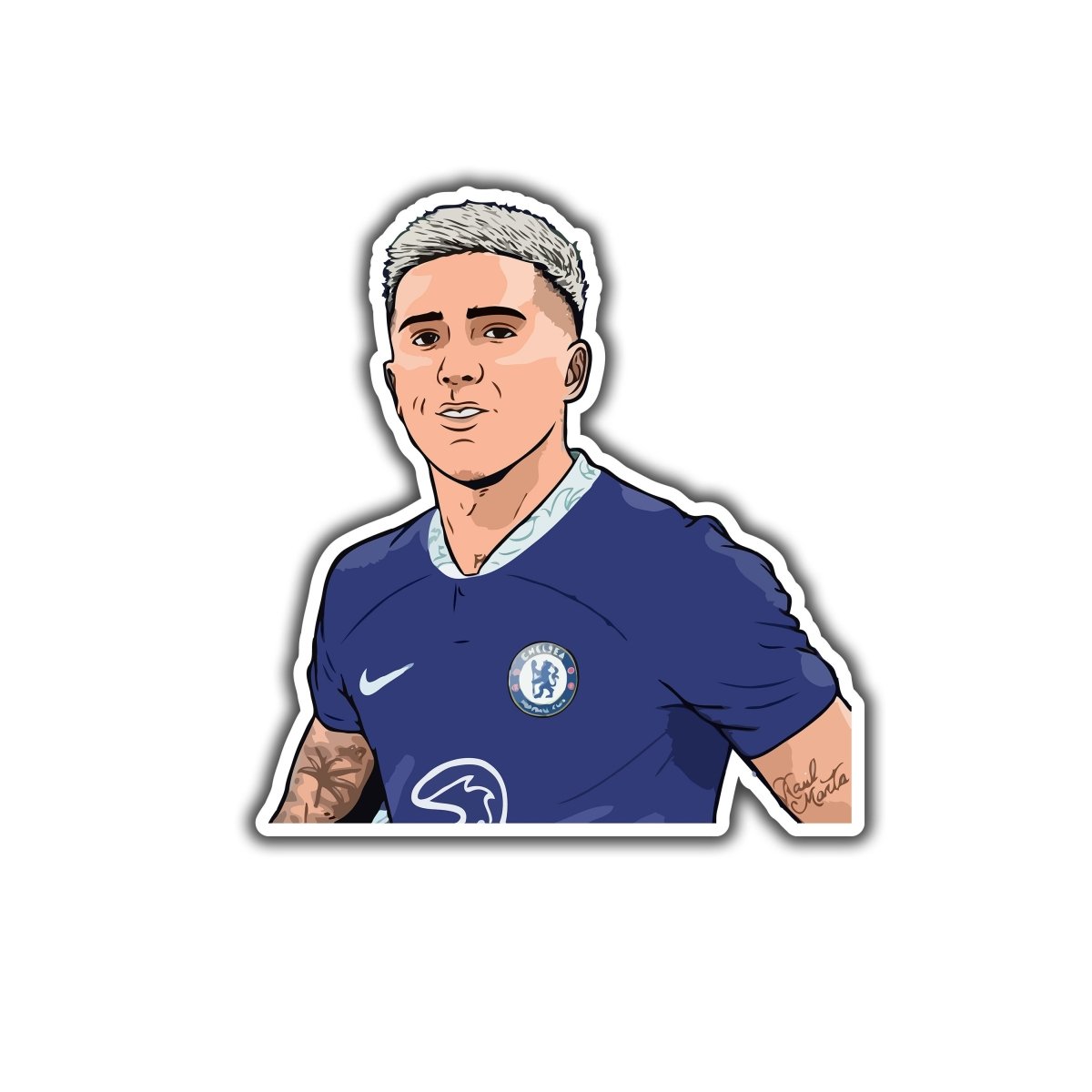 Enzo Fernandez STICKER - stickyfunk premium stickers