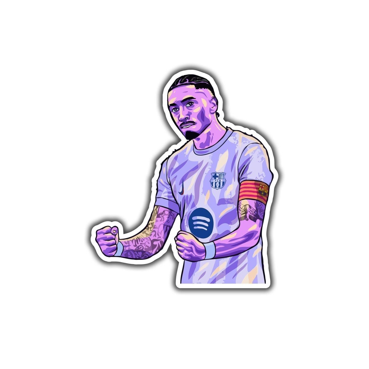 Camp Nou Samba – Raphinha Barça 11 Sticker