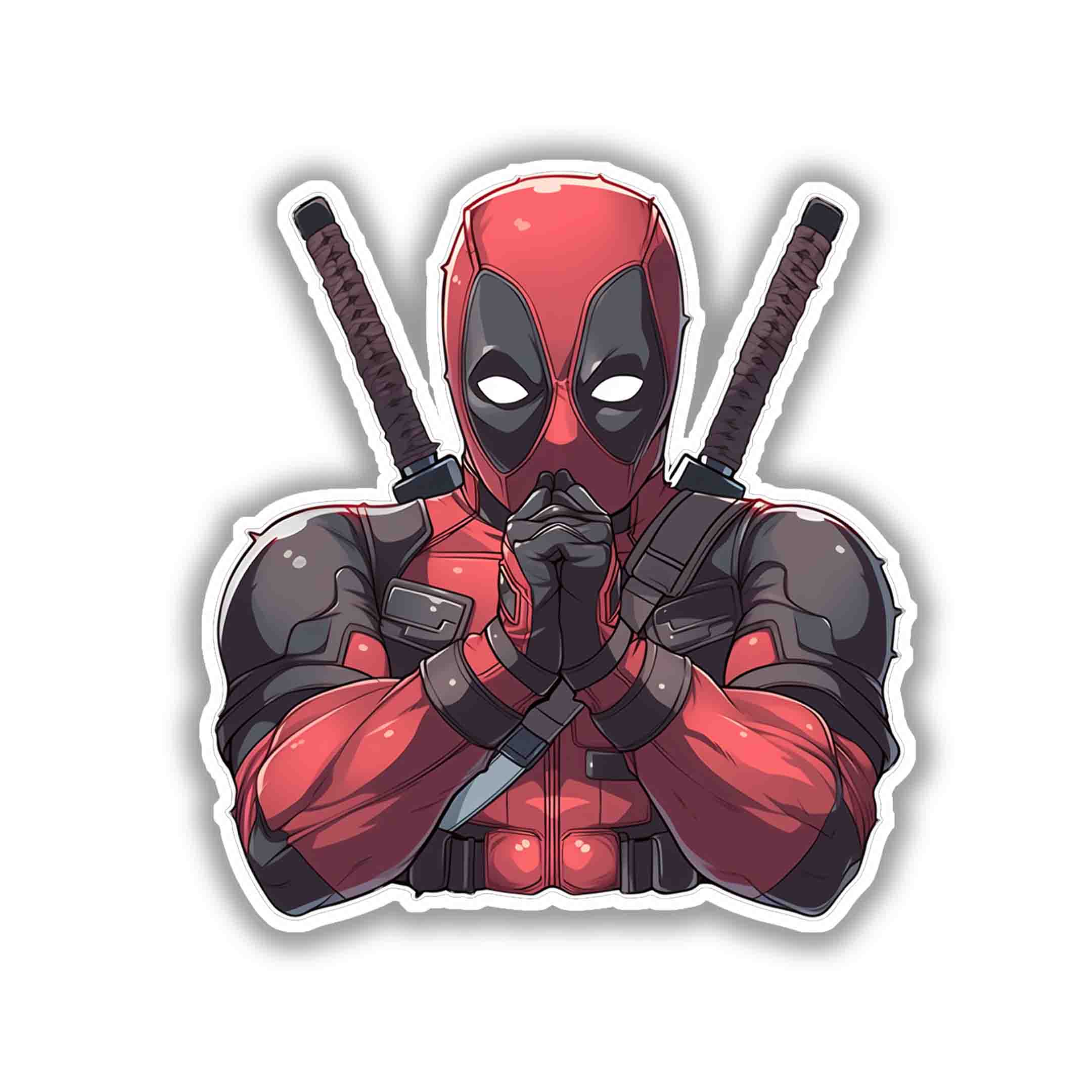 DEADPOOL COMICS STICKER - stickyfunk premium stickers