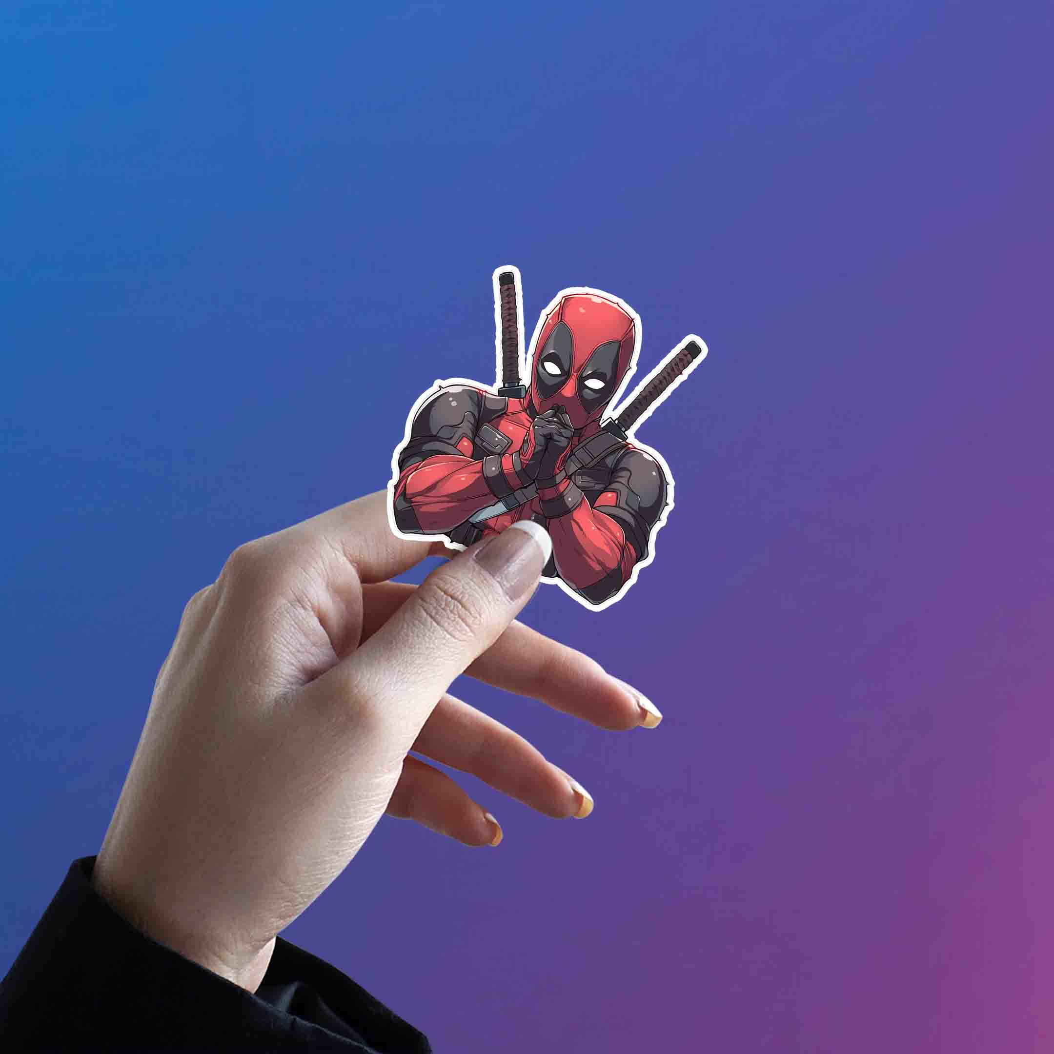 DEADPOOL COMICS STICKER - stickyfunk premium stickers
