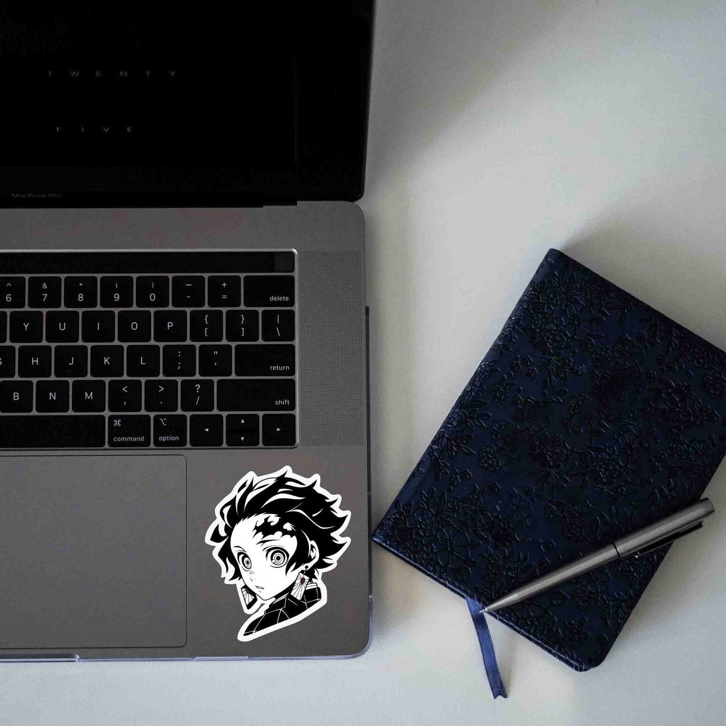 TANJIRO BLACK & WHITE STICKER