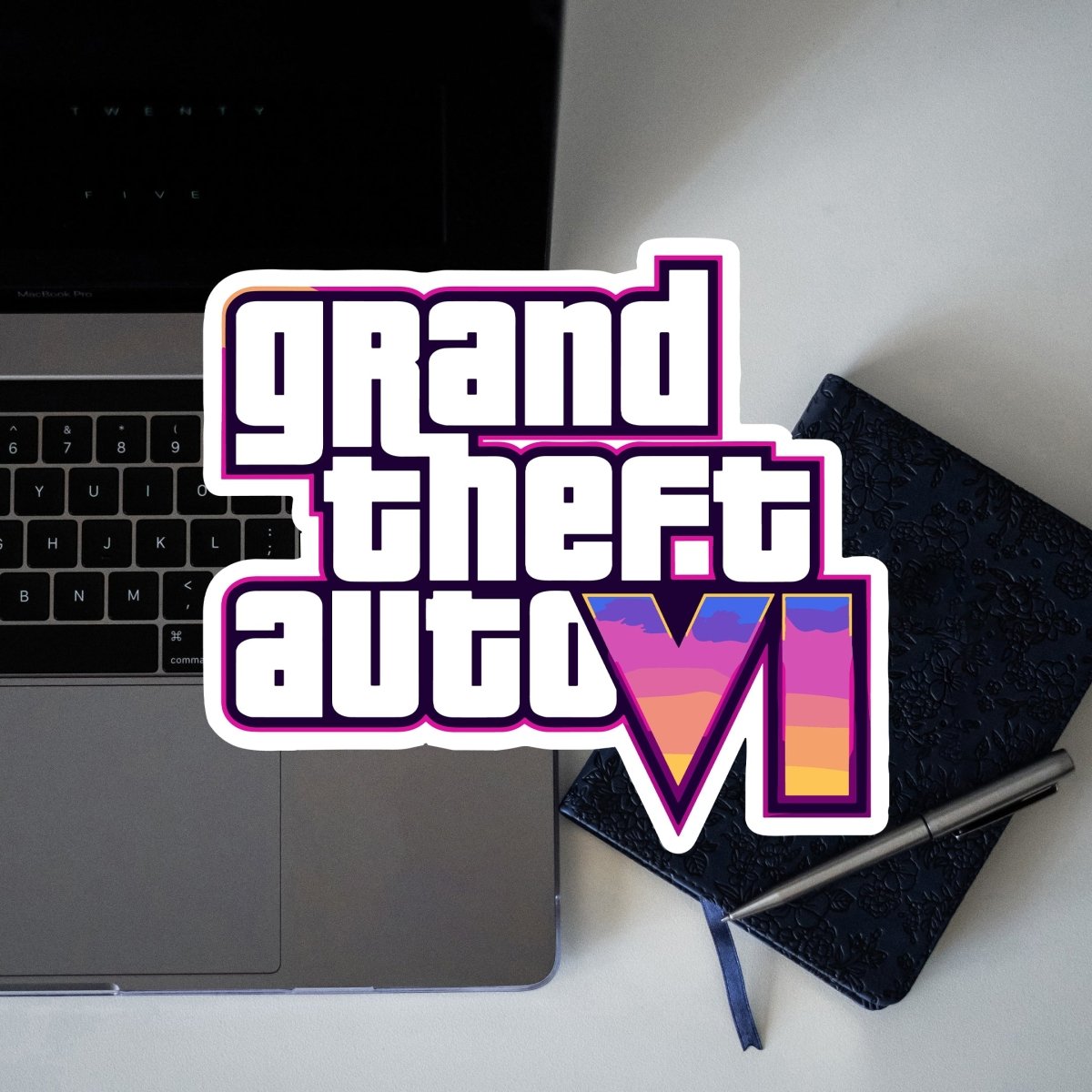 GRAND THEFT CHILL STICKER - stickyfunk premium stickers