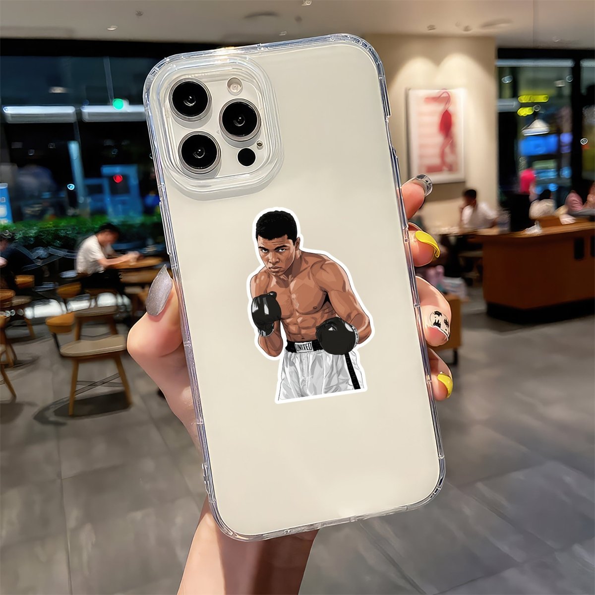 UNBREAKABLE GUARD STICKER - MUHAMMAD ALI STICKER - stickyfunk premium stickers