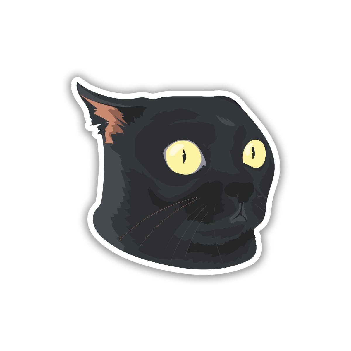 ECLIPSE CAT STICKER - stickyfunk premium stickers