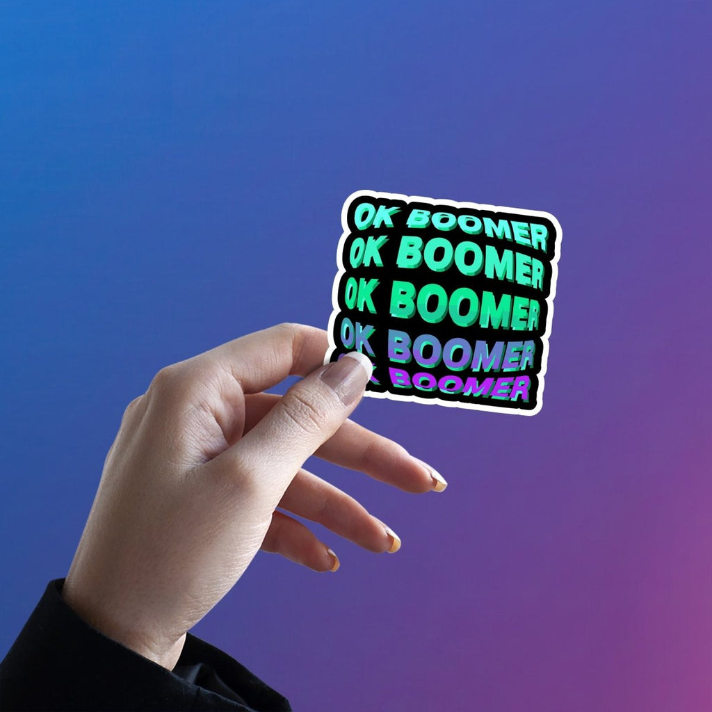 BOOMER WAVE STICKER - stickyfunk premium stickers