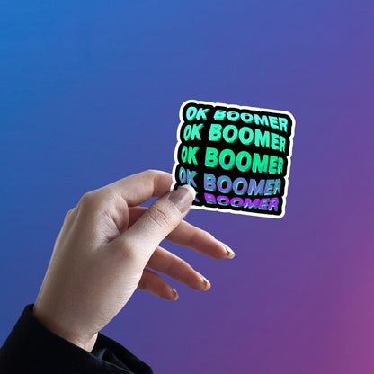 BOOMER WAVE STICKER - stickyfunk premium stickers