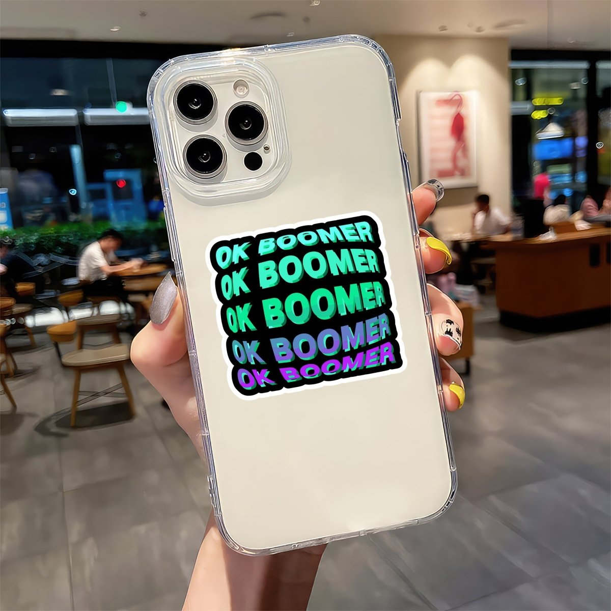 BOOMER WAVE STICKER - stickyfunk premium stickers