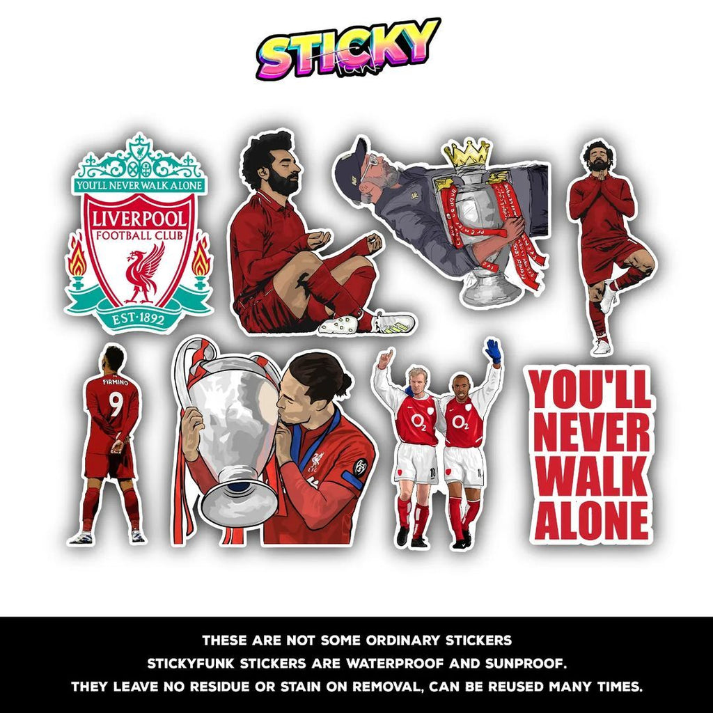 LIVERPOOL MINI STICKERS SHEET - stickyfunk premium stickers