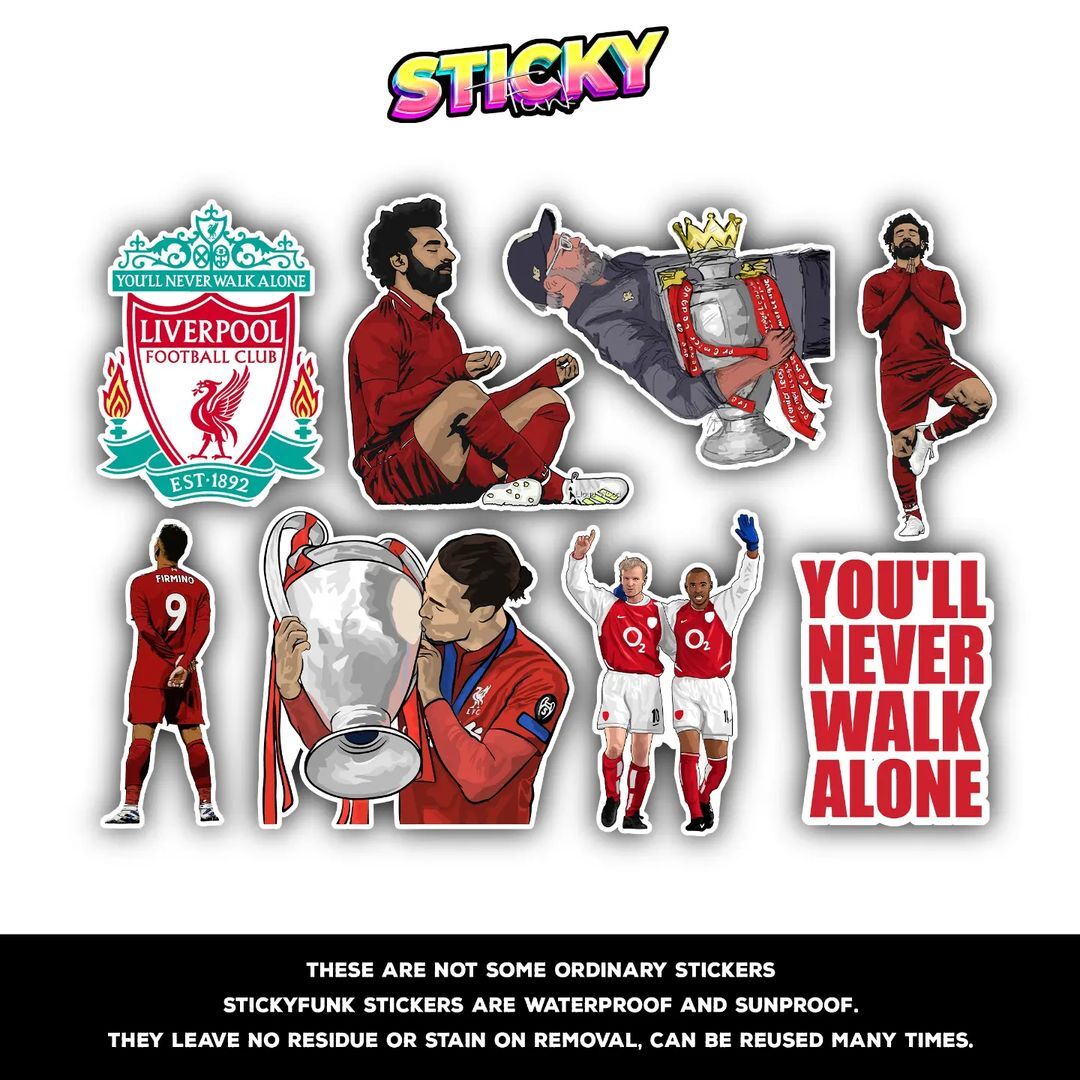 LIVERPOOL MINI STICKERS SHEET - stickyfunk premium stickers