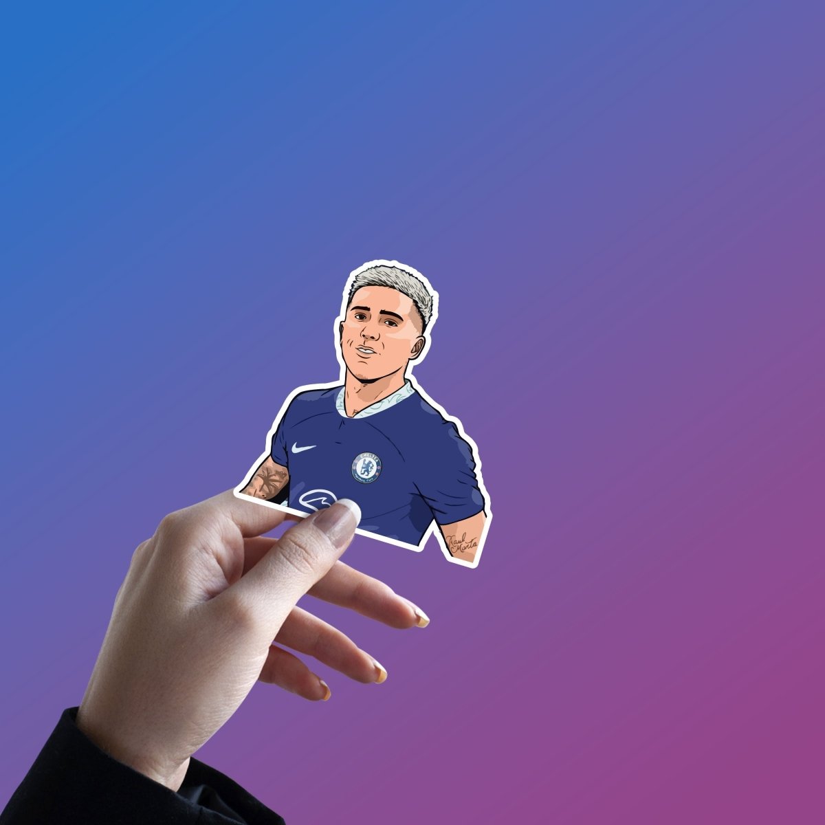 Enzo Fernandez STICKER - stickyfunk premium stickers