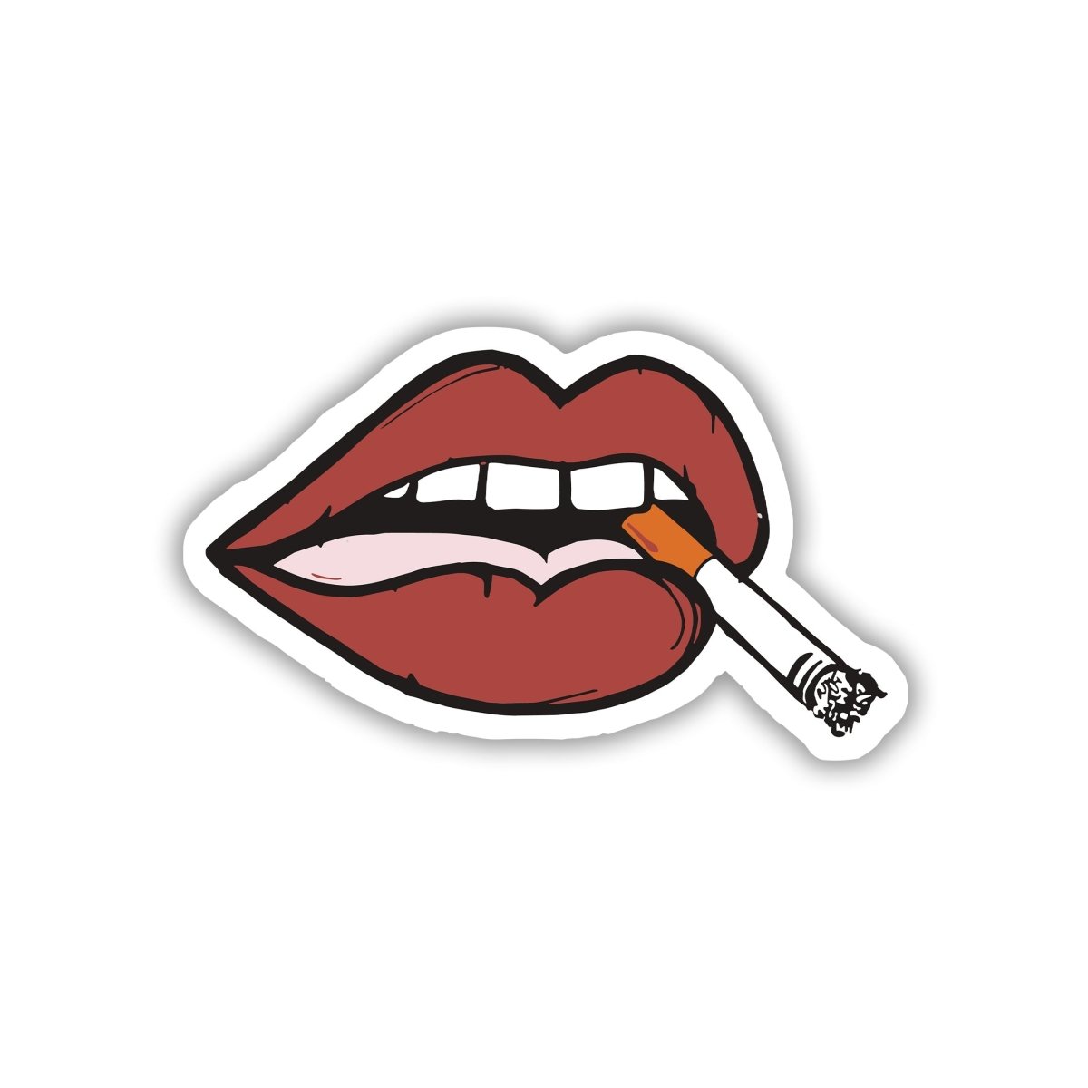 NICOTINE KISS AWARD STICKER - stickyfunk premium stickers