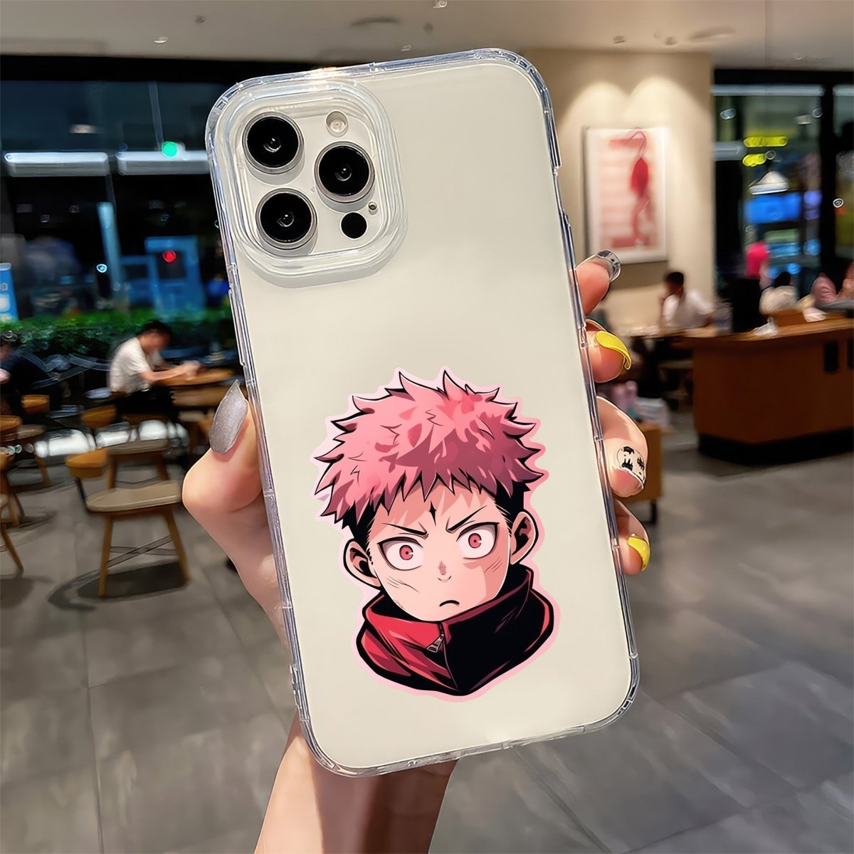 YUJI ITADORI JUJUTSU KAISEN STICKER - stickyfunk premium stickers