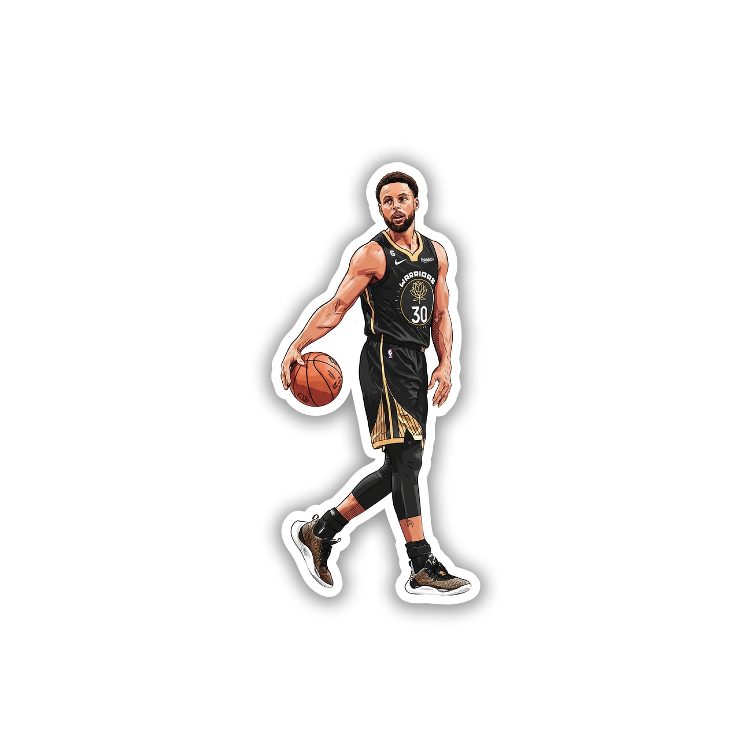 STEPHEN CURRY - NIGHT SHIFT SNIPER STICKER