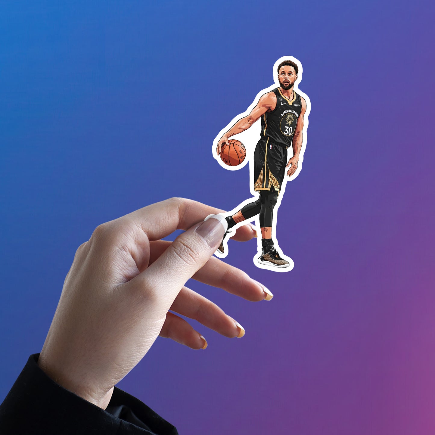 STEPHEN CURRY - NIGHT SHIFT SNIPER STICKER