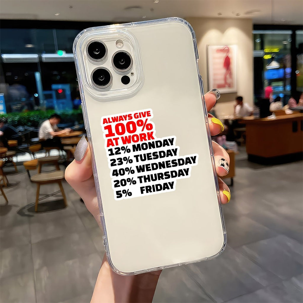 WEEKDAY WORK WISDOM STICKER - stickyfunk premium stickers