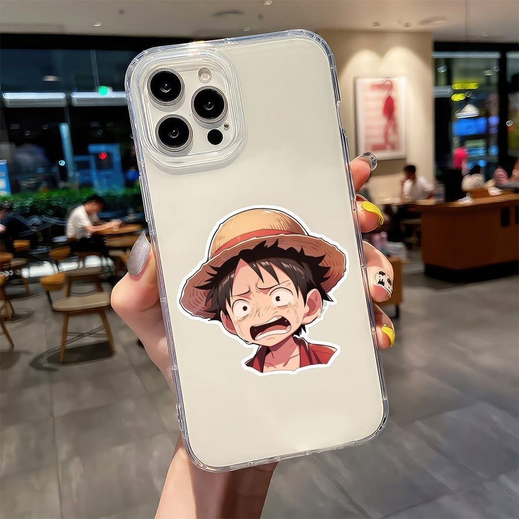 SHOCKED MONKEY D. LUFFY STICKER - stickyfunk premium stickers