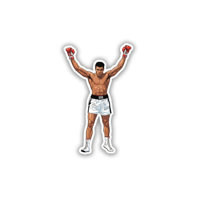 VICTORY REVERBERATION - MUHAMMAD ALI STICKER