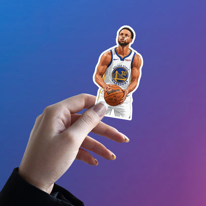 STEPHEN CURRY - CALM AT THE STRIPE STICKER