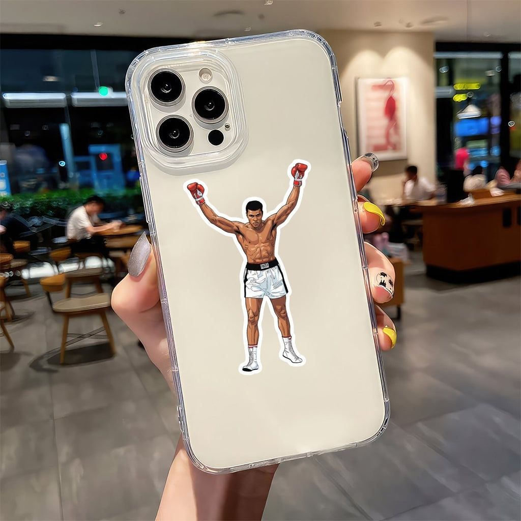 VICTORY REVERBERATION - MUHAMMAD ALI STICKER - stickyfunk premium stickers