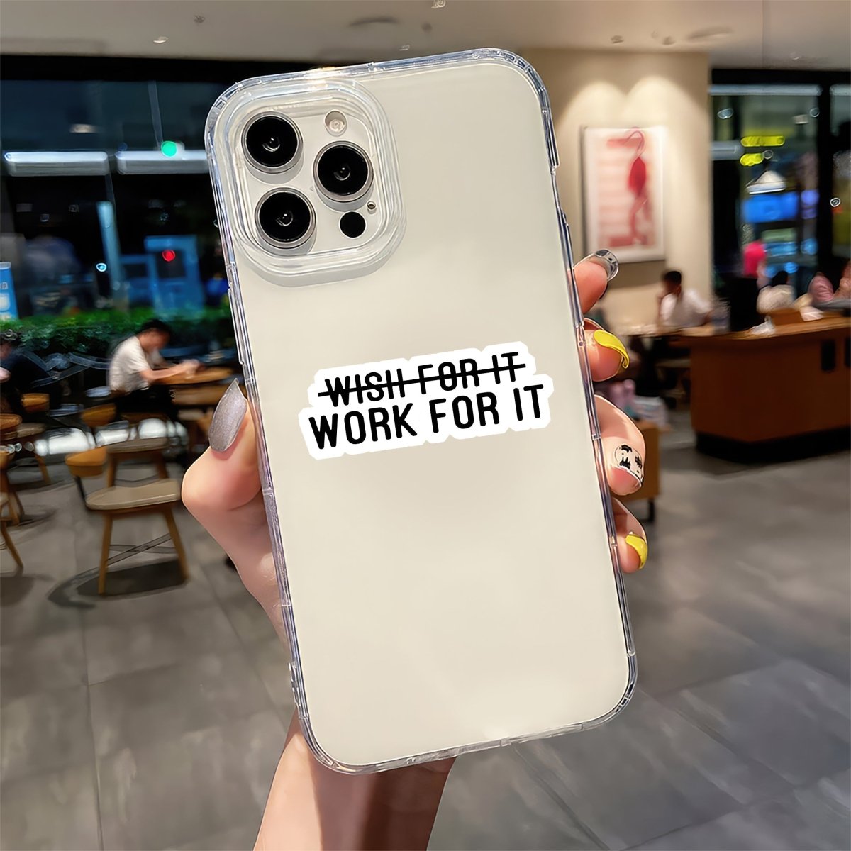 FROM WISH TO WORK STICKER