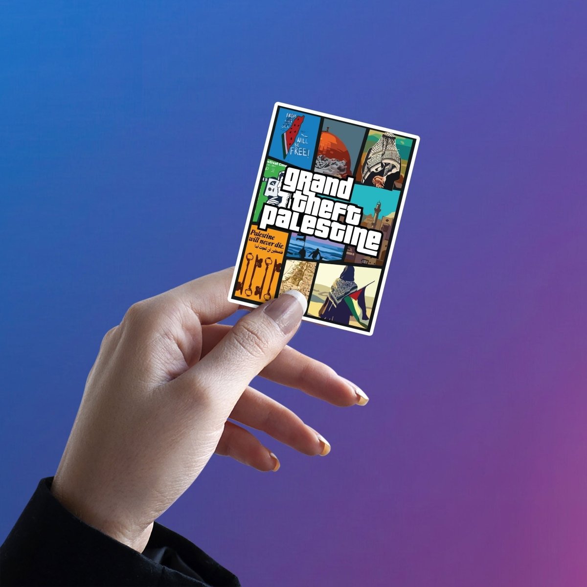 PALESTINE STICKER - 18 - stickyfunk premium stickers