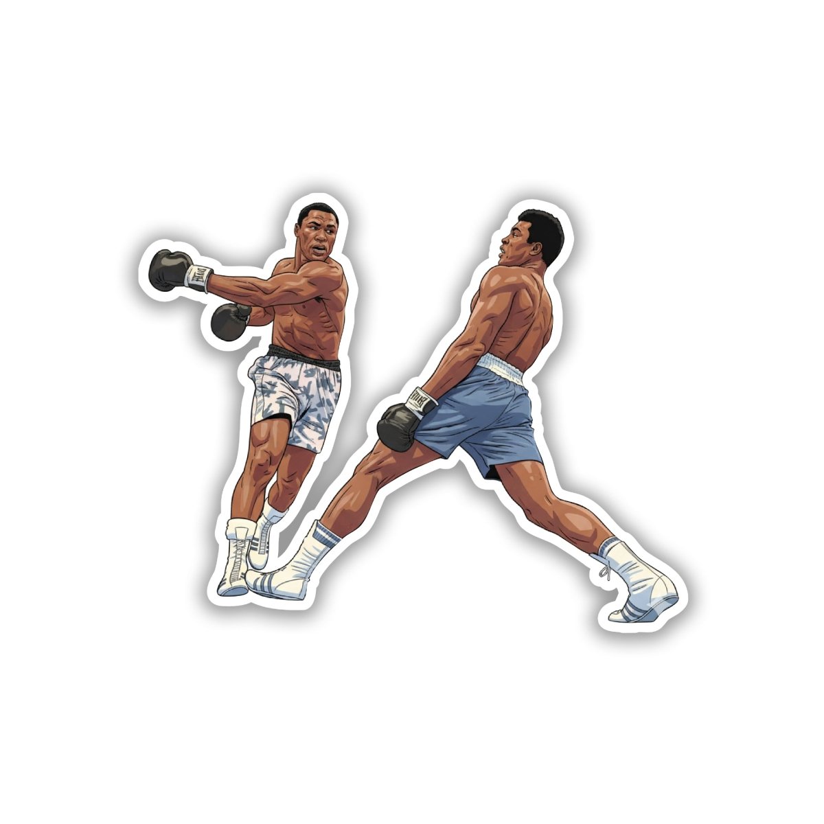 FLOAT LIKE A BUTTERFLY - MUHAMMAD ALI STICKER - stickyfunk premium stickers