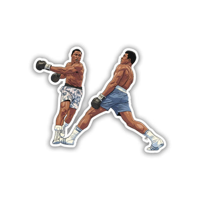 FLOAT LIKE A BUTTERFLY - MUHAMMAD ALI STICKER