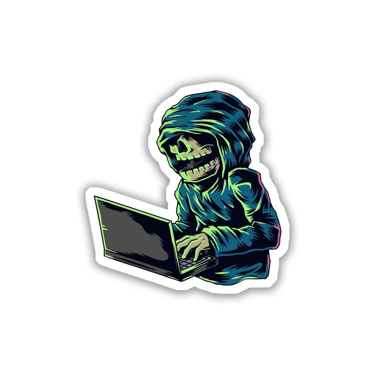 CODING TO THE BONE STICKER - stickyfunk premium stickers