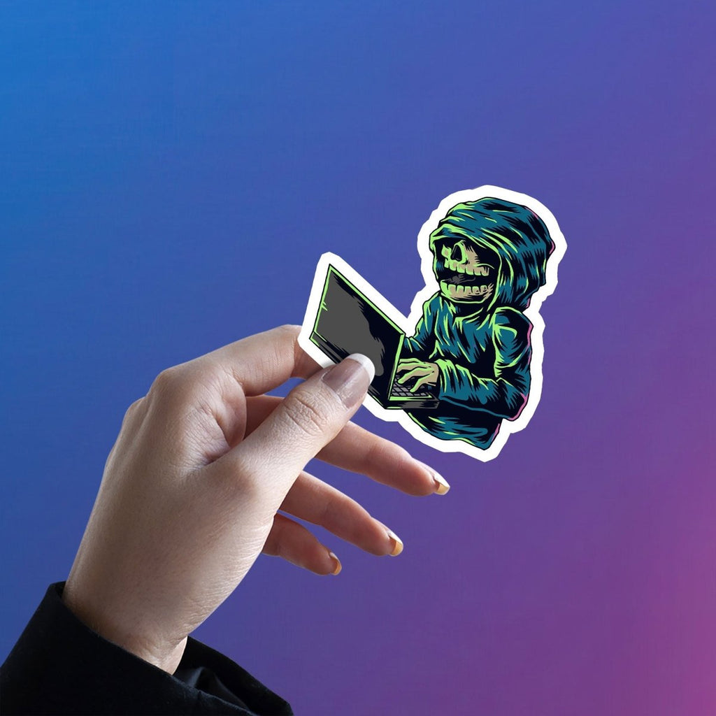 CODING TO THE BONE STICKER - stickyfunk premium stickers