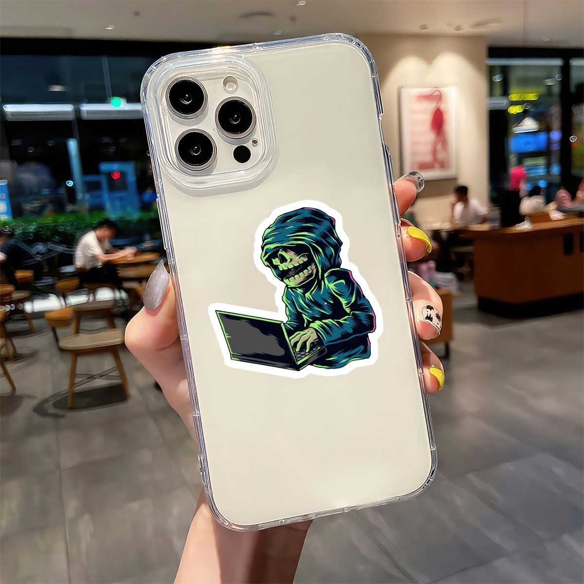 CODING TO THE BONE STICKER - stickyfunk premium stickers