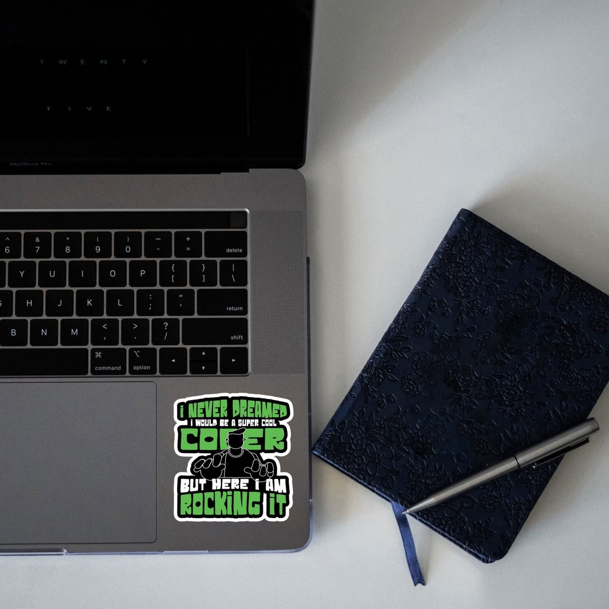 THE ROCKING IT CODER STICKER