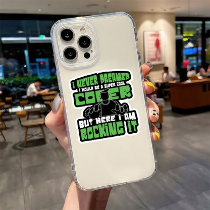 THE ROCKING IT CODER STICKER - stickyfunk premium stickers