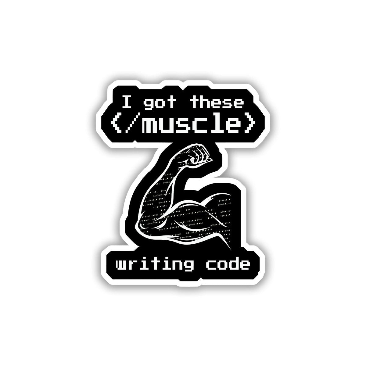 POWERED BY BINARY STICKER