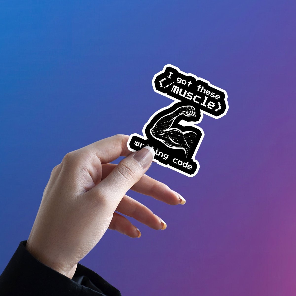 POWERED BY BINARY STICKER