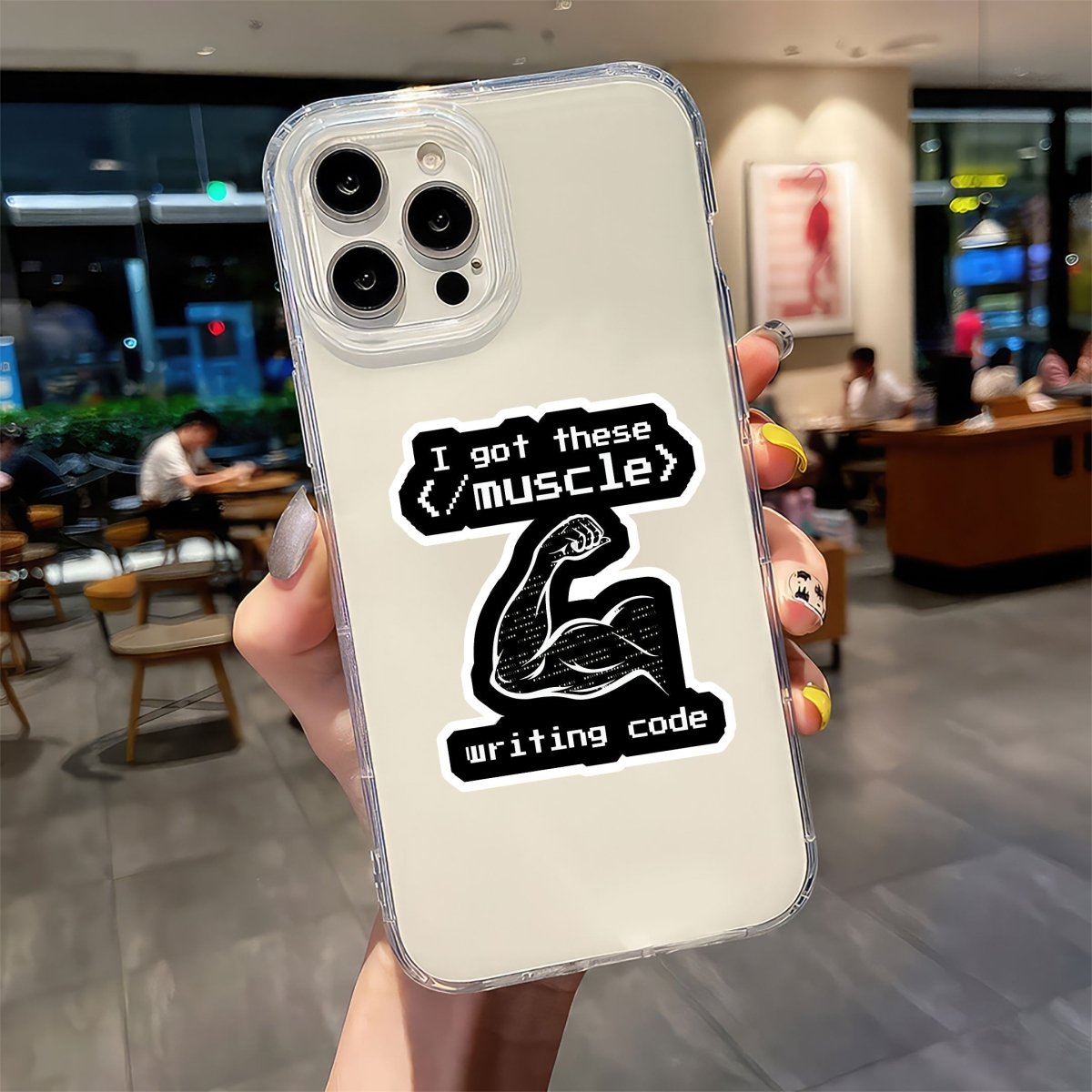 POWERED BY BINARY STICKER - stickyfunk premium stickers