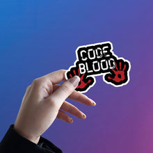 THE BLOOD CODE GRUNGE STICKER