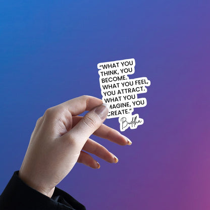 MANIFEST YOUR MINDSET STICKER - stickyfunk premium stickers