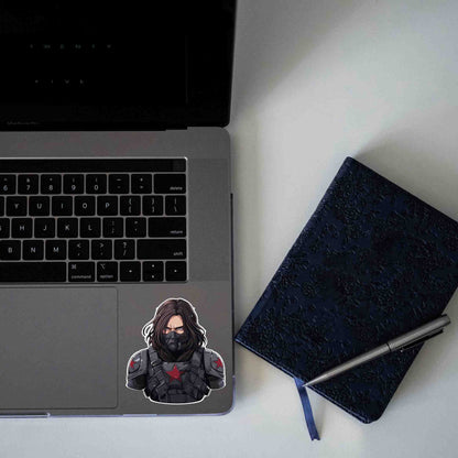 WINTER SOLDIER ART STICKER - stickyfunk premium stickers