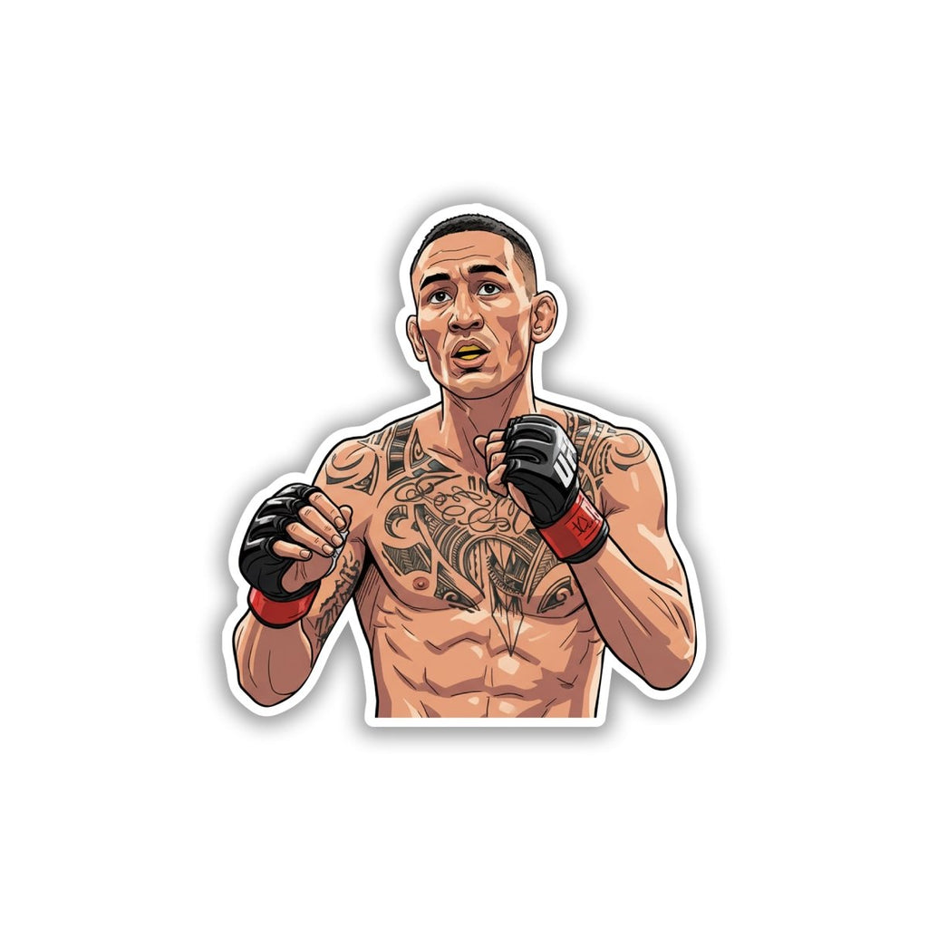 TRIBAL STANCE - MAX HOLLOWAY STICKER - stickyfunk premium stickers