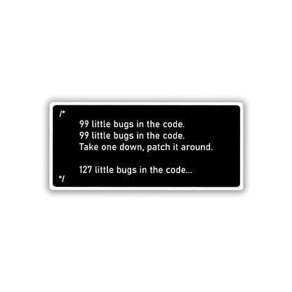 THE DEBUGGER'S ANTHEM STICKER - stickyfunk premium stickers