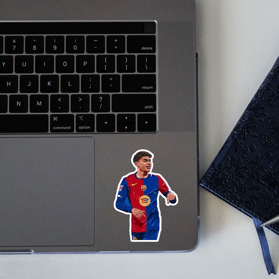 LAMINE YAMAL STICKER - 1 - stickyfunk premium stickers