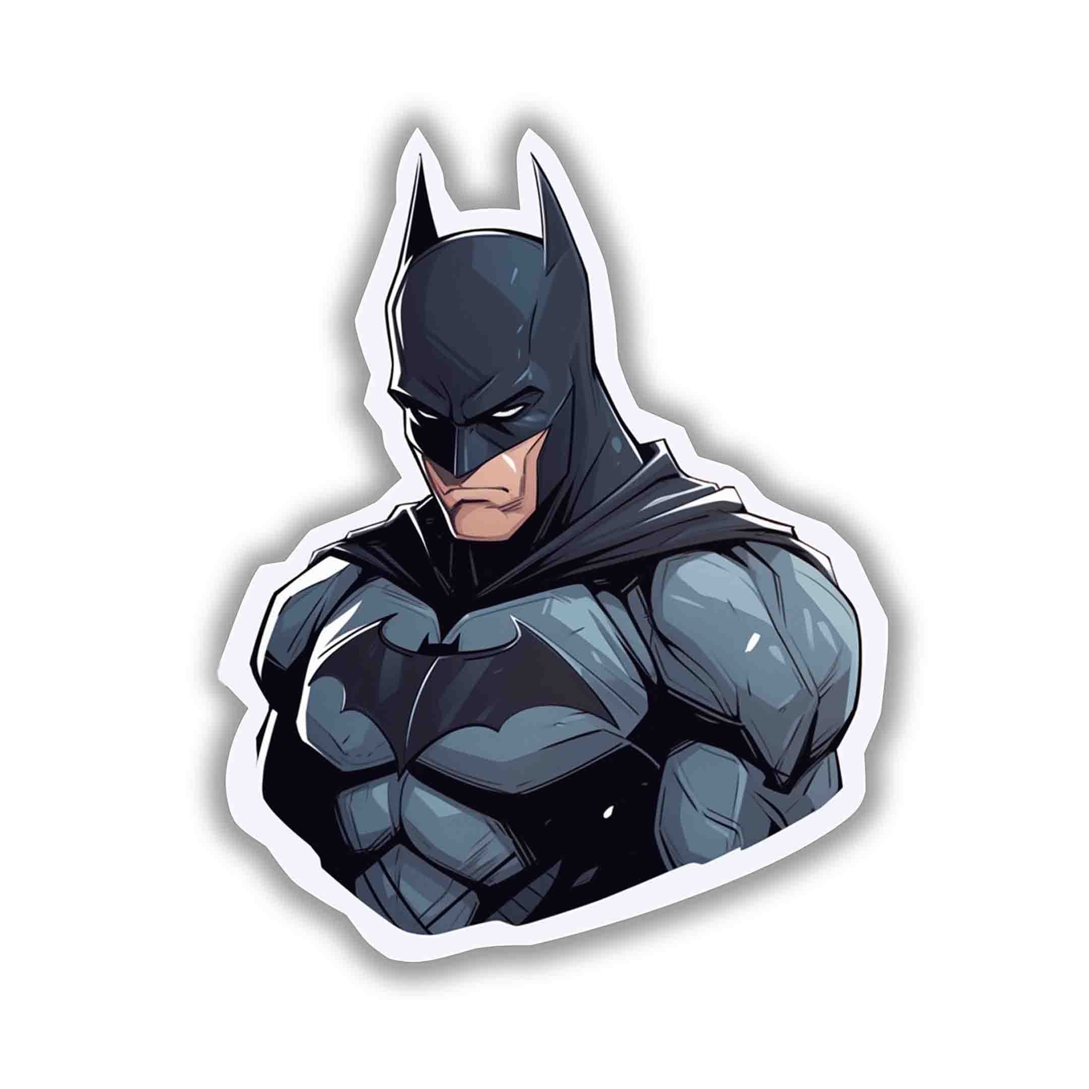 SERIOUS BATMAN DC COMICS STICKER - stickyfunk premium stickers