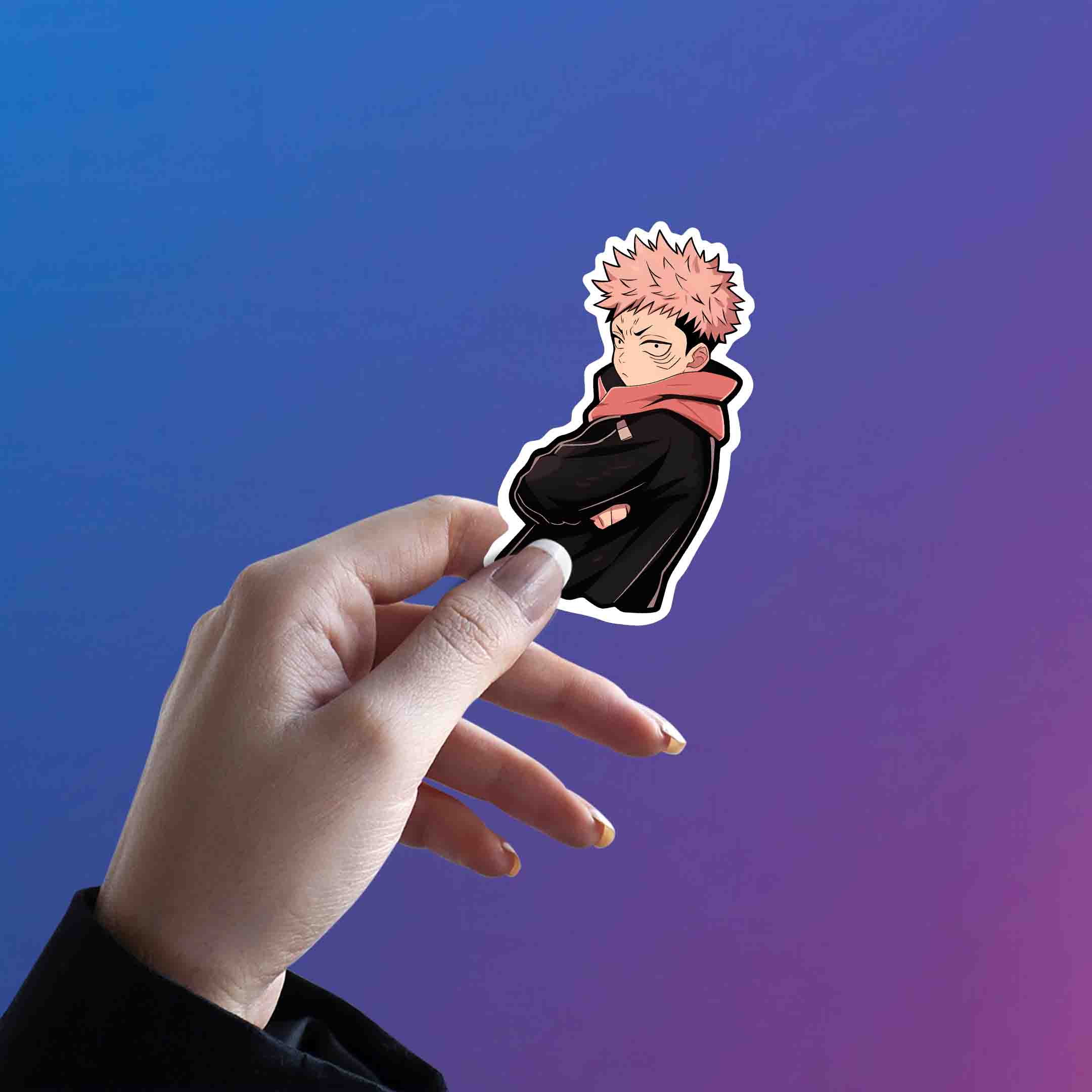 JUJUTSU KAISEN SAD SUKUNA STICKER - stickyfunk premium stickers