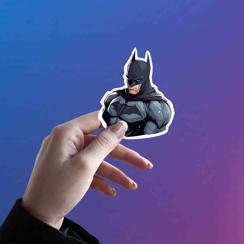 SERIOUS BATMAN DC COMICS STICKER - stickyfunk premium stickers