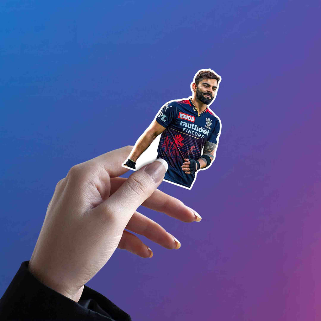 VIRAT KOHLI STICKER - 6 - stickyfunk premium stickers