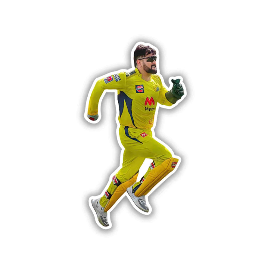 Captain Cool Lightning – MS Dhoni Sticker