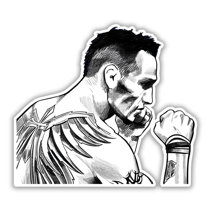 Sketchbook Winged Boogeyman – Tony Ferguson Sticker