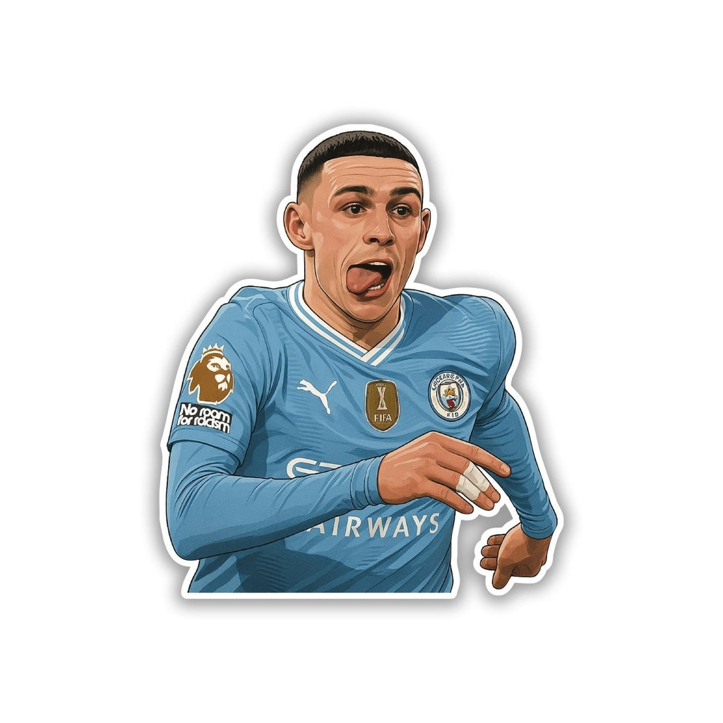 PHIL FODEN | MANCITY STICKER - 3 - stickyfunk premium stickers